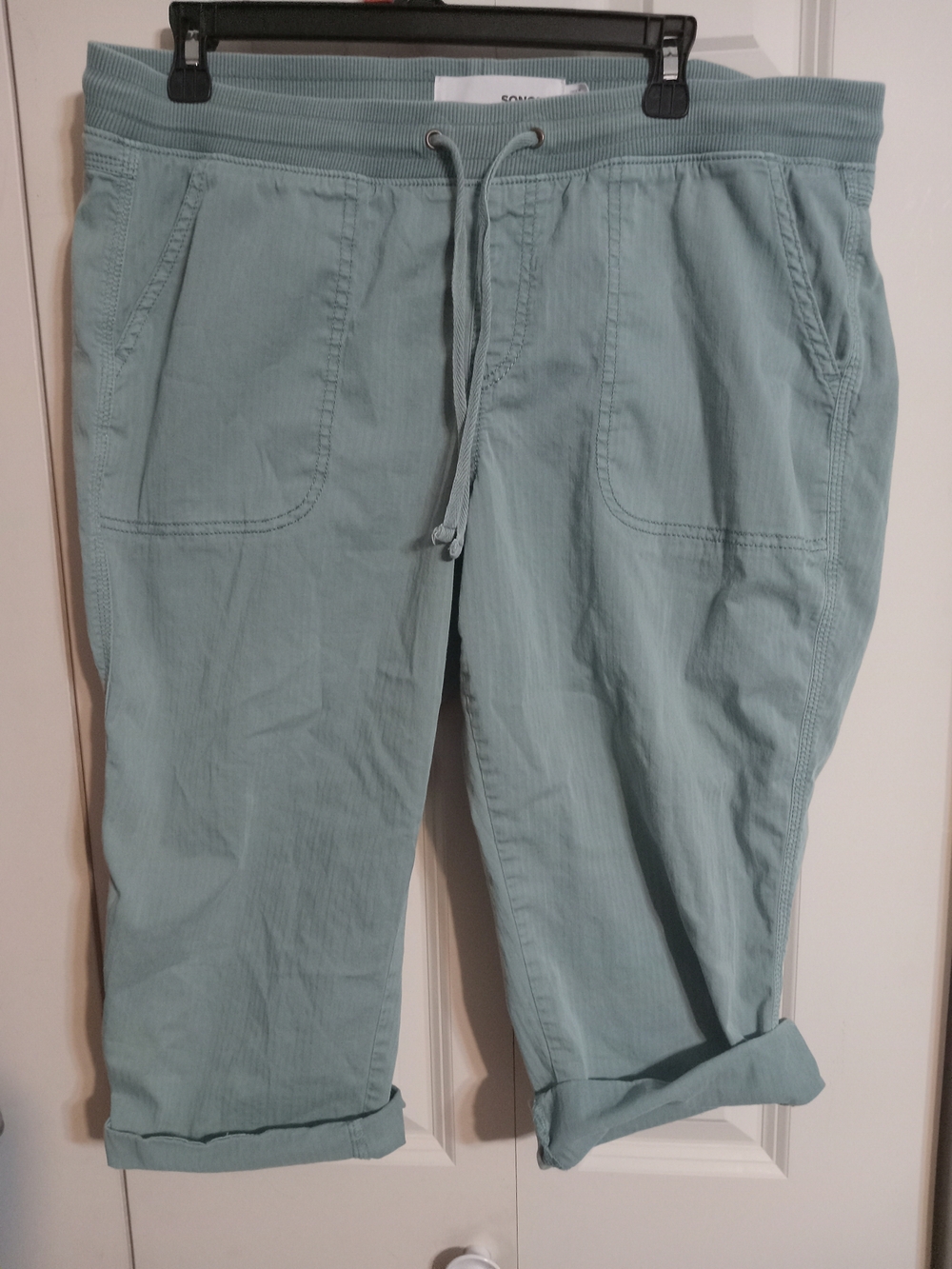 Sonoma Mint Green Ribbed Waistband Pants